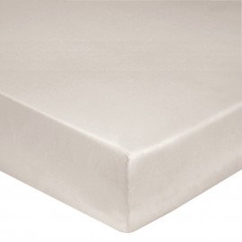 DRAP HOUSSE 120x190 cm PERCALE 80 fils/cm / PRALINE