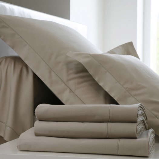 Taie uni Chanvre Percale