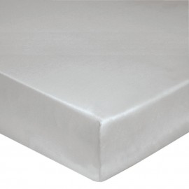 Drap housse Percale platine, FRANCOIS HANS