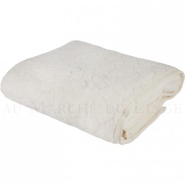 Serviette de toilette tissu éponge 100% Coton bicolore Beige et Noir 50 x  90 cm - Draps de bain, serviettes de toilette - Décoma