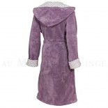 Peignoir MENTON Prune,  Coton & Lin