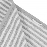 Drap de bain BOSTON Gris Perle 450gr Coton