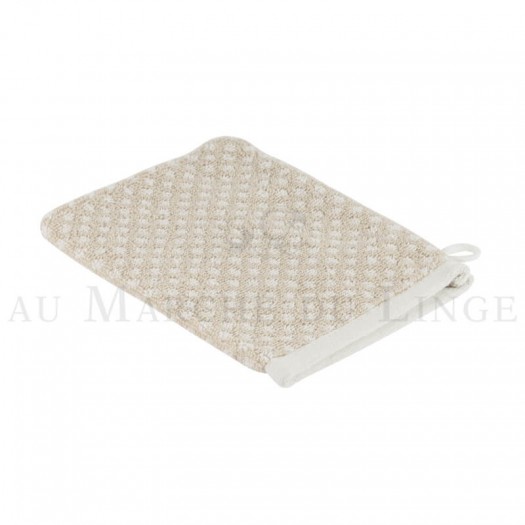 Gant de toilette BRISTOL Beige 450gr coton Gant de toilette BRISTOL Beige 450gr coton