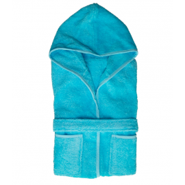 Kids Unis Turquoise,  Coton & Lin