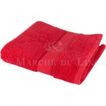 Serviette de Toilette VENUS Rouge 580 gr/m²