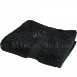 Serviette de Toilette VENUS Noir 580 gr/m²