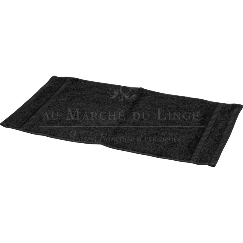 Serviette de toilette VENUS Noir COTON & LIN