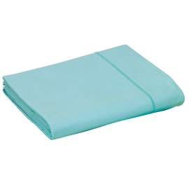 Drap plat Percale Aqua, FRANCOIS HANS