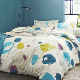 PARURE DE LIT COTON MOBILE EMERAUDE, FRANCOIS HANS