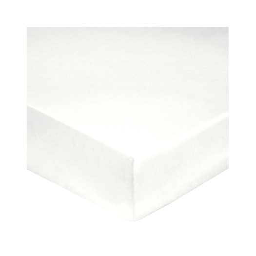Drap housse Satin Blanc, FRANCOIS HANS