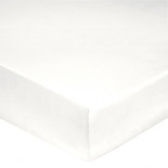 Drap housse Satin Blanc, FRANCOIS HANS