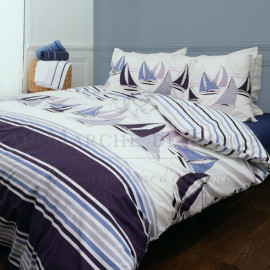 Parure en percale, SKIPPER Navy