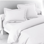 Parure Percale Uni Blanc, ANNE DE SOLENE