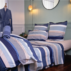 Parure en percale, James Navy