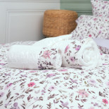 Parure en percale, JARDIN FLEURI Lila