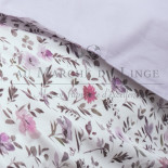 Parure en percale, JARDIN FLEURI Lila