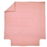 PARURE DE LIT LIN LAVE LOUXOR Bois de Rose, BLANC DES VOSGES