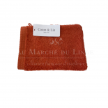 Serviette de Toilette VENUS Terra Cotta 580 gr/m²