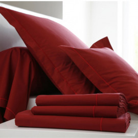 PARURE PERCALE UNI Rubis, FRANCOIS HANS