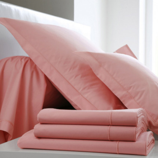 PARURE PERCALE UNI Blush, FRANCOIS HANS