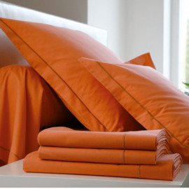 PARURE PERCALE UNI Paprika, FRANCOIS HANS