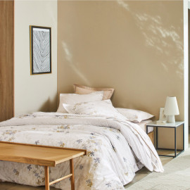 PARURE PERCALE ENVOL Caramel, LES TOILES DES VOSGES