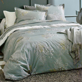 PARURE PERCALE MIMOSA Sauge, BLANC DES VOSGES