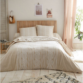 Housse De Couette Gaze De Coton Bio 140x200 Cm 1 Personne Blanc - Housse de  couette - Parure de lit BUT