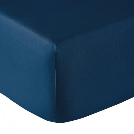 Drap housse Percale Encre, ANNE DE SOLENE