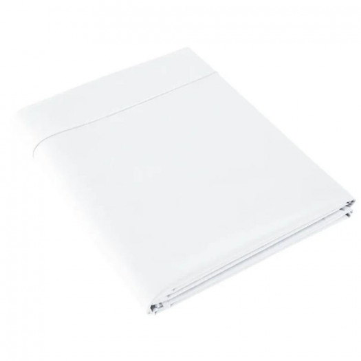 Drap plat Percale BLANC, ANNE DE SOLENE
