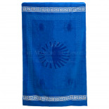 DRAP DE PLAGE SUN BLEU ROYAL, COTON&LIN