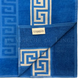 DRAP DE PLAGE SUN BLEU ROYAL, COTON&LIN