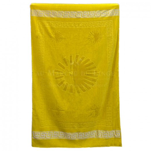 DRAP DE PLAGE SUN CITRON, COTON&LIN