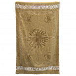 DRAP DE PLAGE SUN GREY, COTON&LIN