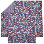 PARURE PERCALE EQUINOXE Violine, BLANC DES VOSGES