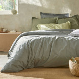 PARURE PERCALE UNI Kaki, FRANCOIS HANS