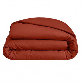 PARURE PERCALE UNI Terracotta, FRANCOIS HANS
