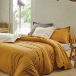 PARURE PERCALE UNI Ocre, FRANCOIS HANS