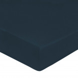 Drap housse Satin Bleu Corinthe, FRANCOIS HANS