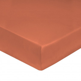 Drap housse Satin Rose Boise, FRANCOIS HANS