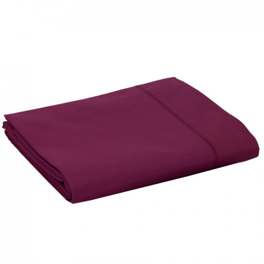 Drap plat Percale Cyclamen, FRANCOIS HANS