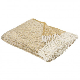 Plaid CERVINIA Miel Toison d'Or