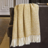 Plaid CERVINIA Miel Toison d'Or
