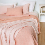 Plaid ISCHIA Corail Toison d'Or